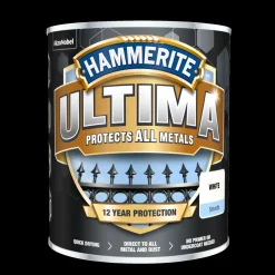 Hammerite Ultima rustbeskyttelse 12 års RAL 9016 hvid 0,25 L