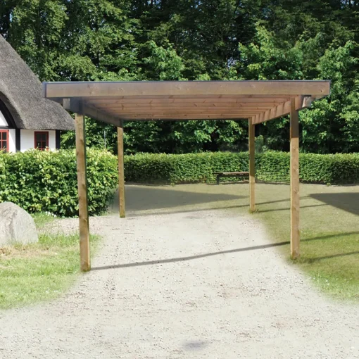 Harald carport 320x488 cm - UDEN TAG