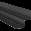 Hardie indvendig hjørne alu sort 0,8x3000 mm