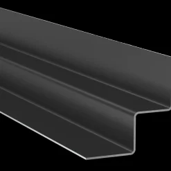 Hardie indvendig hjørne alu sort 0,8x3000 mm
