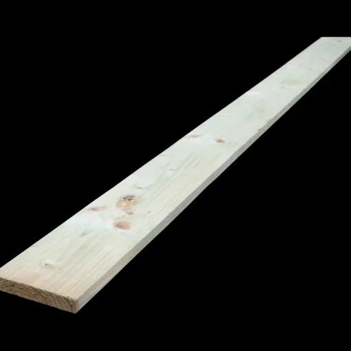 Hegnsbrædder gran trykimprægneret 16 x 100 mm x 1,8M