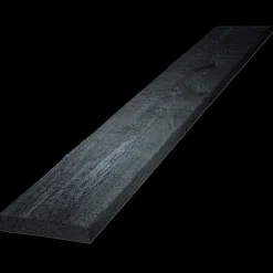 Hegnsbrædder grund- og topmalet 4 sider 16 x 100 mm x 1,8M RAL 9005