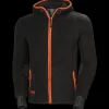 Helly Hansen Chelsea evolution fleece jakke med hætte sort str. M