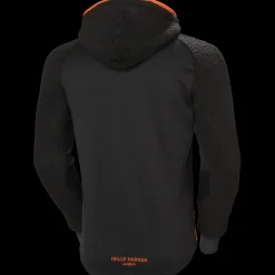 Helly Hansen Chelsea evolution fleece jakke med hætte sort str. M