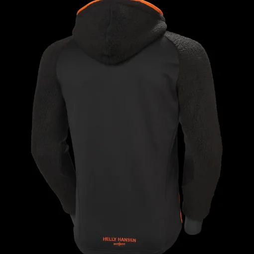 Helly Hansen Chelsea evolution fleece jakke med hætte sort str. M