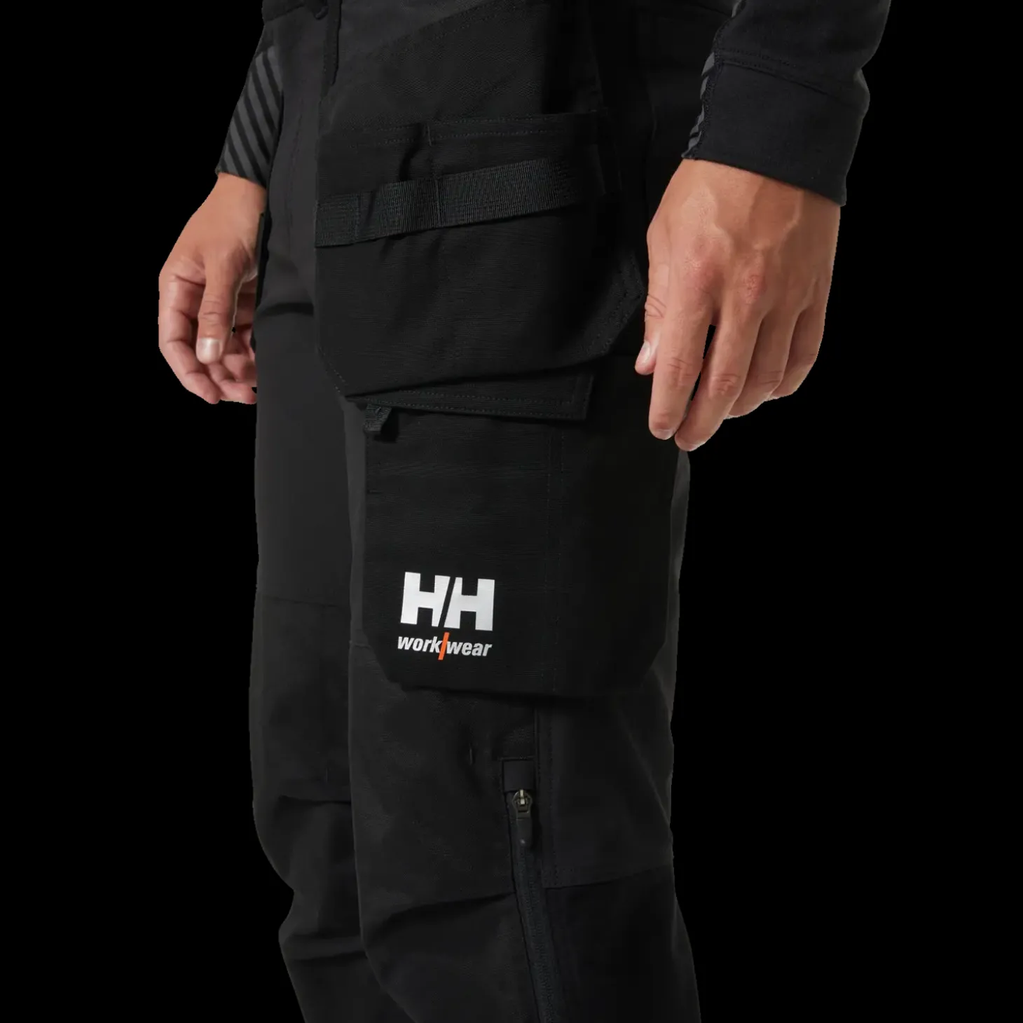 HellyHansen Oxford håndværkerbukser sort str. C52