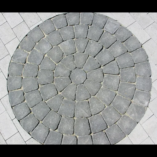 Herregårdssten Flex-line med rumlet kant lille sten grå 14x14x5,25x5 cm