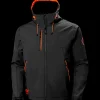 HH Workwear Evolution softshell m. hætte sort str. 2XL