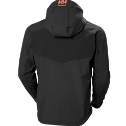 HH Workwear Evolution softshell m. hætte sort str. 2XL