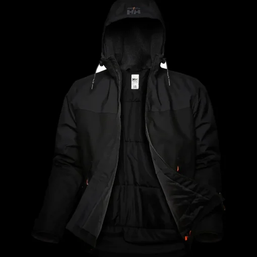 HH Workwear Oxford vinterjakke sort str. M