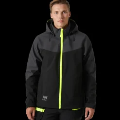 HH Workwear soft shell jakke Oxford Black/ebony str. L