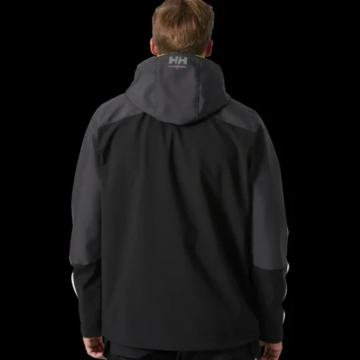 HH Workwear soft shell jakke Oxford Black/ebony str. L
