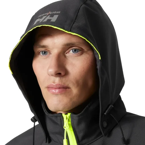 HH Workwear soft shell jakke Oxford Black/ebony str. L