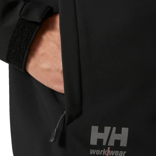 HH Workwear soft shell jakke Oxford Black/ebony str. L