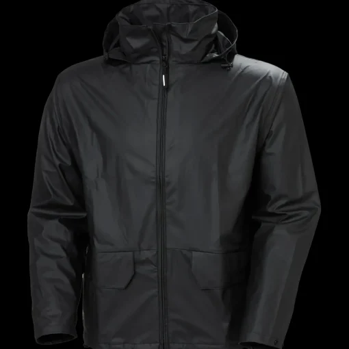 HH Workwear Voss regnjakke sort str. 3XL