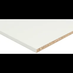 Hobbyplade hvid melamin 18x2500x200 mm