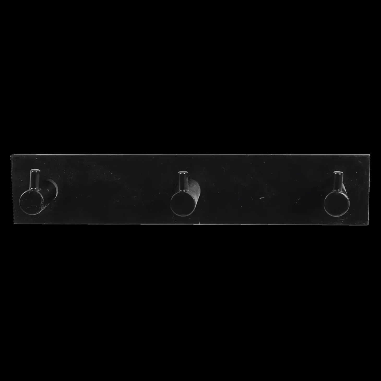 Home>it knagerække m/3 knager 200x40 mm sort