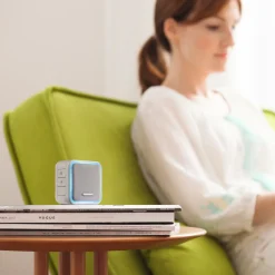 Honeywell trådløs dørklokke med 6 toner, 84 DB med halo hvid