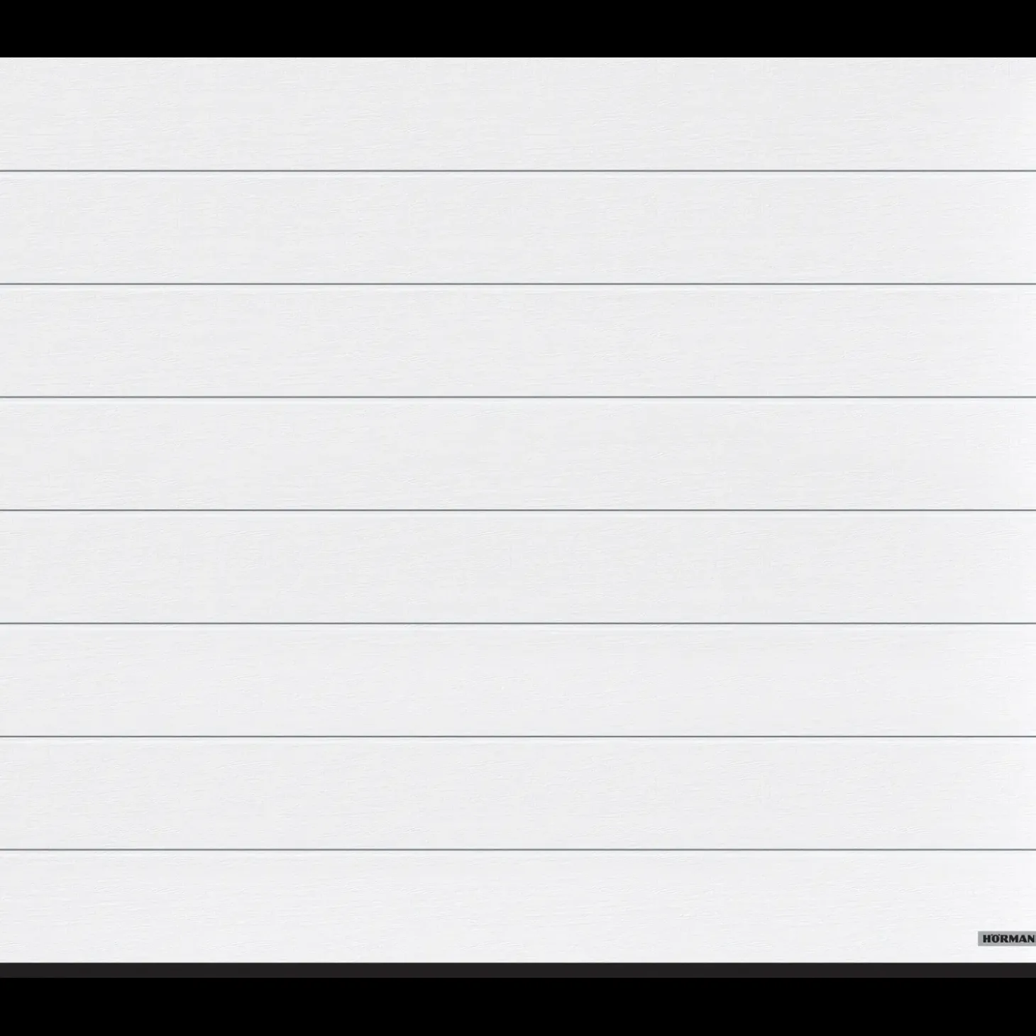 Hörmann ledhejseport Woodgrain M-profil hvid 2500x2125 mm