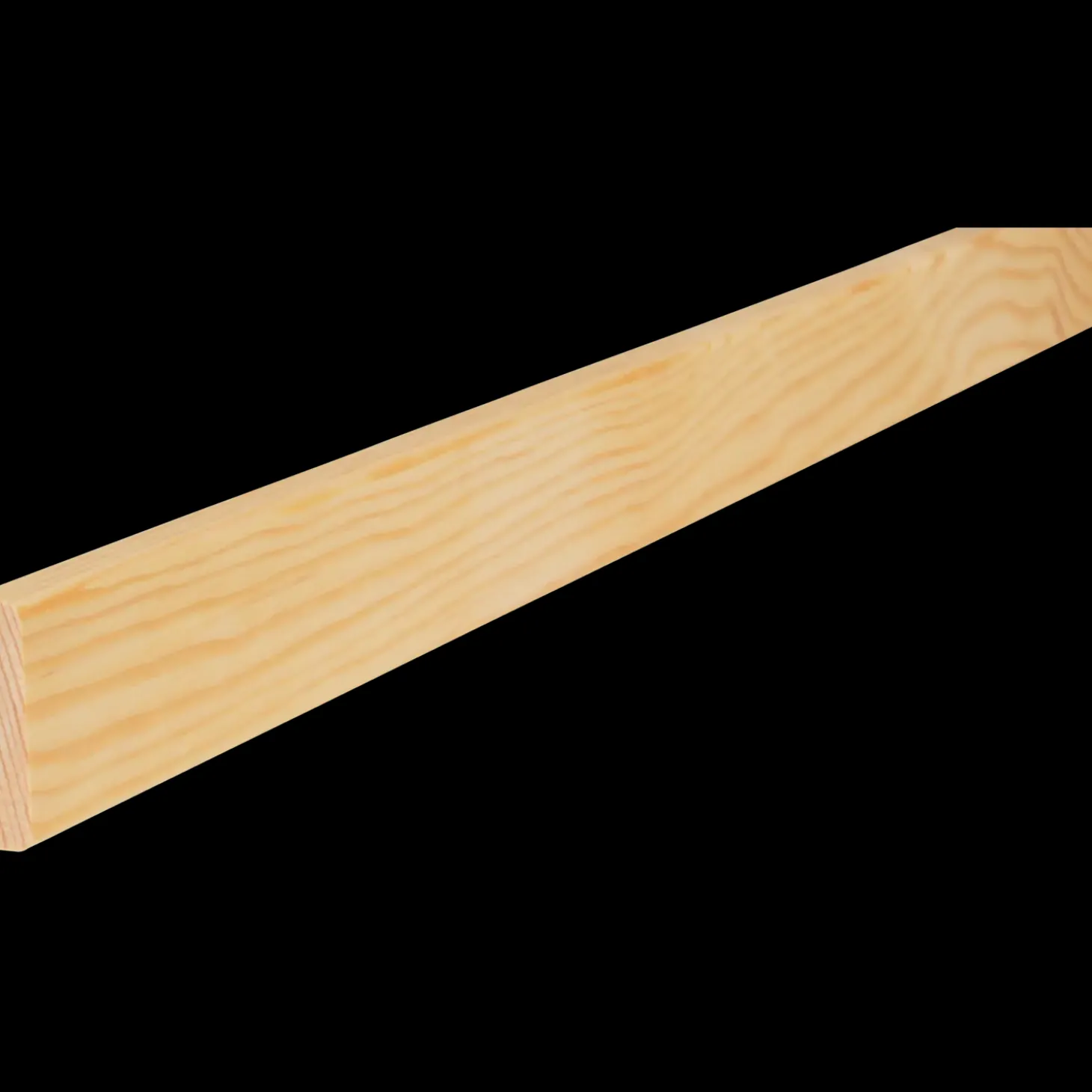 HT 51 fyr forkantliste 2 runde kanter 9x33x3900 mm