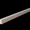 HT 9H-445 fodliste 14x33x4450 mm fyr/hvidmalet