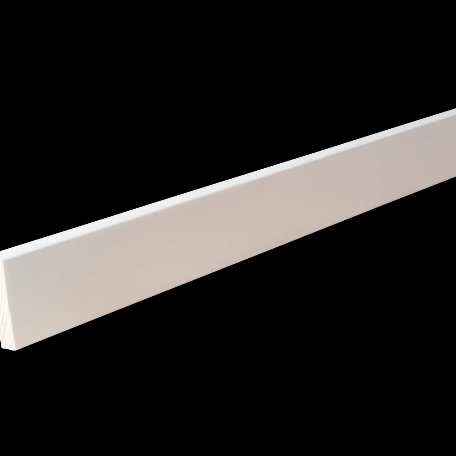 HT 37H fyr forkantliste 1 rund kant hvid 9x27x3000 mm