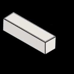 IBF Albertslundkantsten lige 30x15x60 cm grå