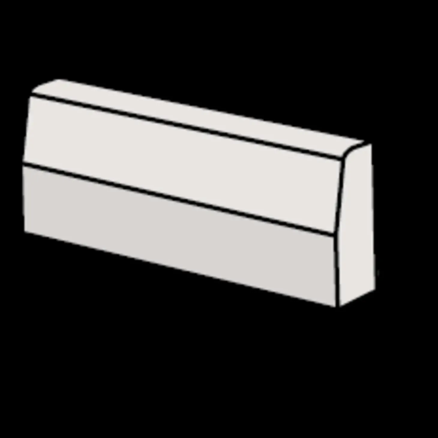 IBF havekantsten m. skrå forkant, 6x25x50 cm