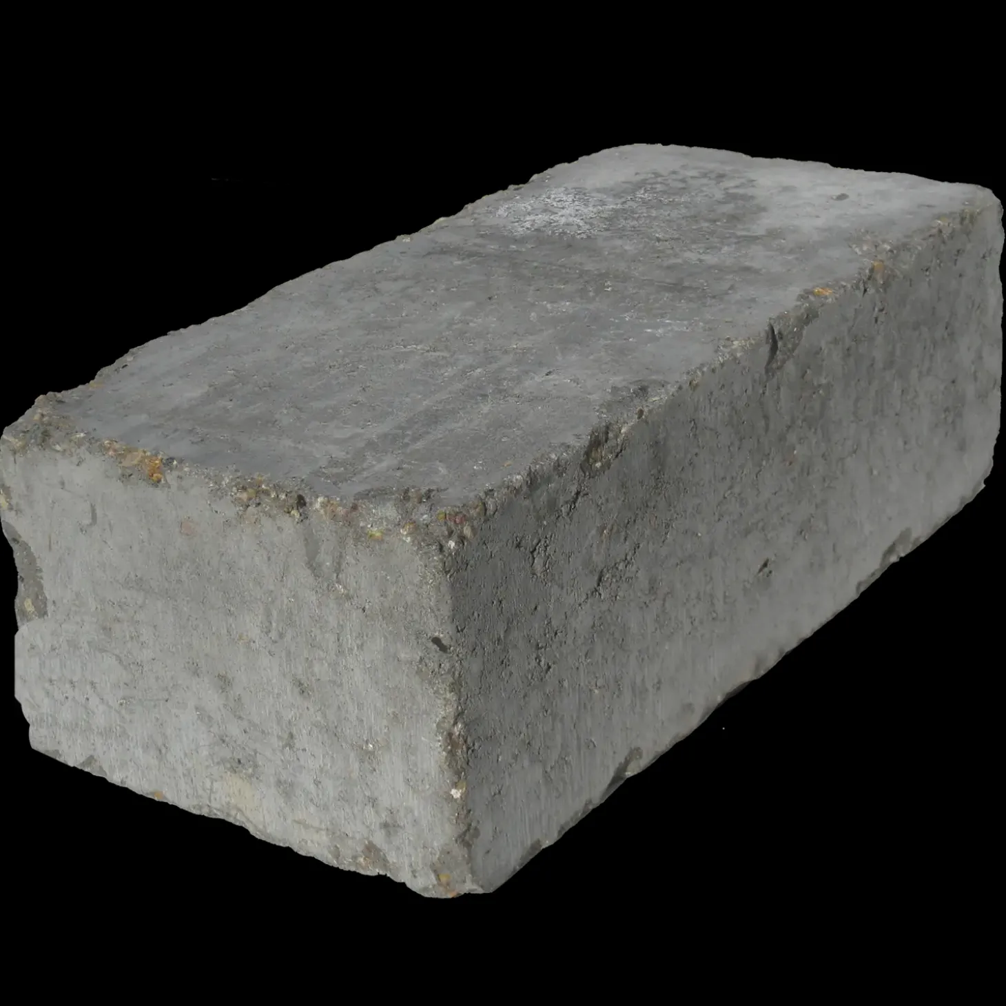 IBF Holmegaardsten kantblok m. lige kant, 14x21x14 cm, gråmix