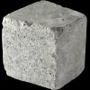 IBF Holmegaardsten®, Lille Cirkelblok, 14x9x14 cm, grå