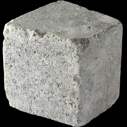 IBF Holmegaardsten®, Lille Cirkelblok, 14x9x14 cm, grå