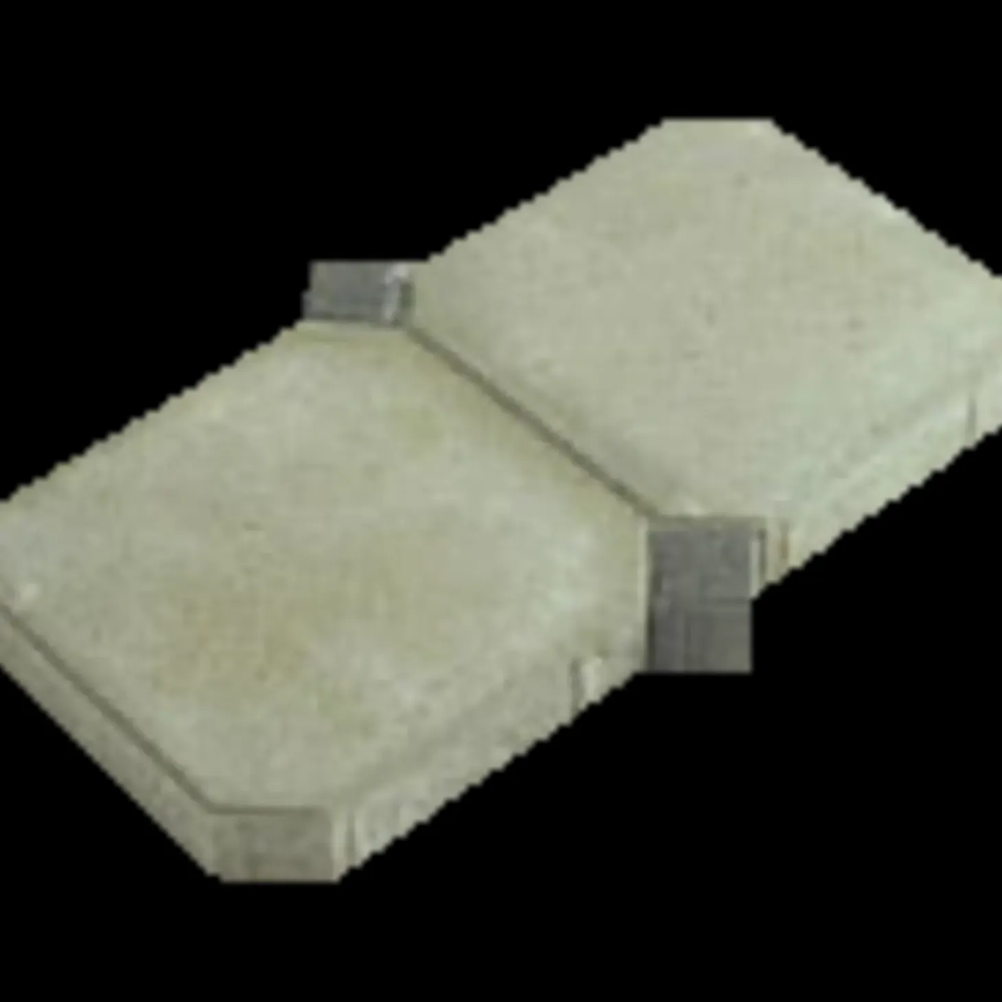 IBF Mini SquareLine® normalflise, 30x30x6 cm, grå