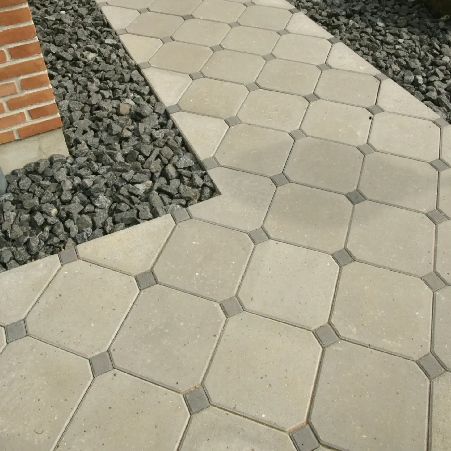 IBF Mini SquareLine® normalflise, 30x30x6 cm, grå