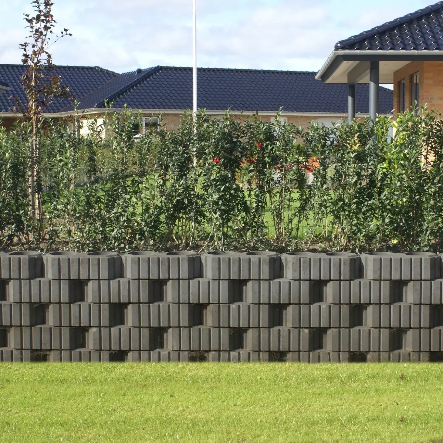 IBF plantesten Type 8, 50x25x15 cm, antracit