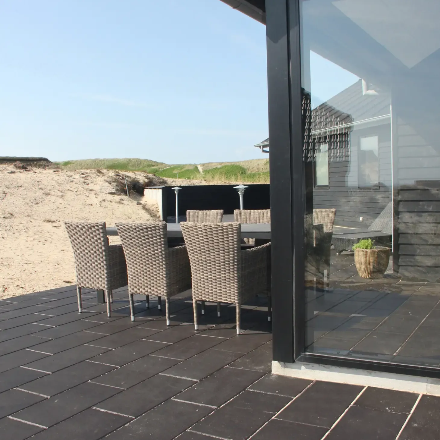 IBF Plus betonflise sort 30x30x6 cm