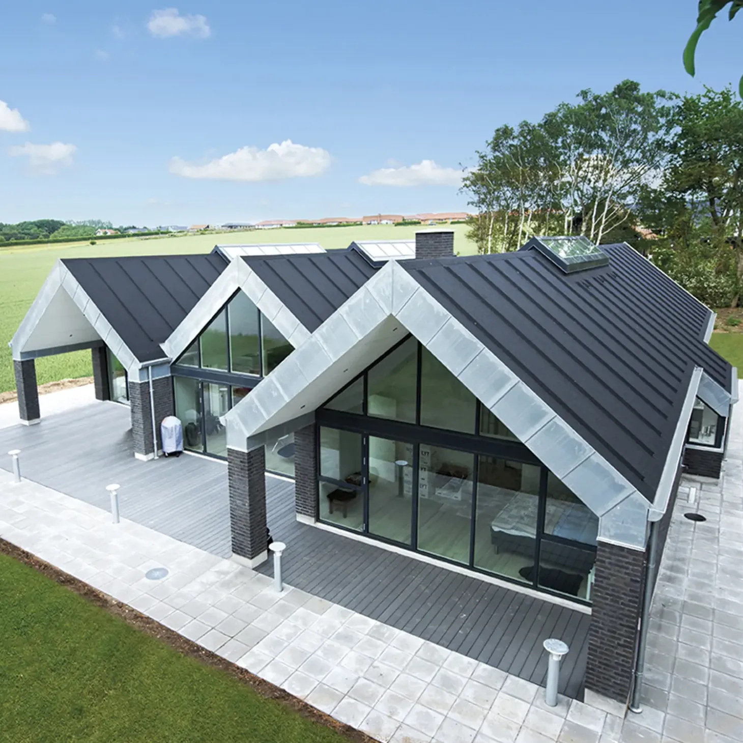 Icopal Top 500 P tagpap sort i rll. á 0,33x7,5 m