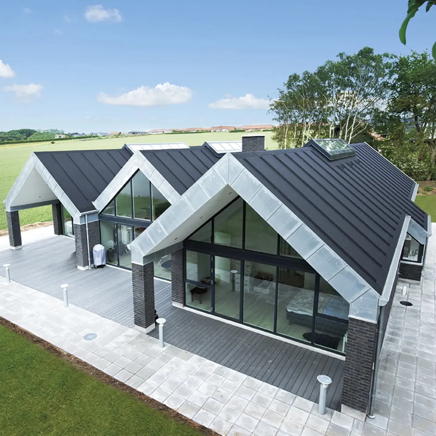 Icopal Top 500 P tagpap sort i rll á 1x5 m