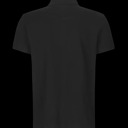ID 0525 Stretch poloshirt sort str. 2XL