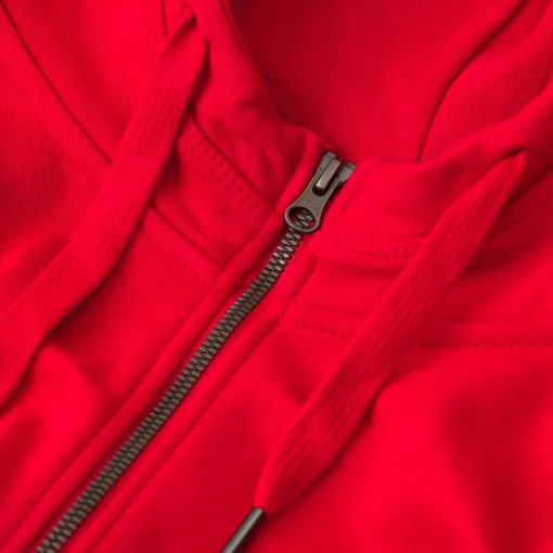 ID Core herre hoodie med lynlås rød str. XL
