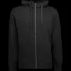 ID Core herre hoodie med lynlås sort str. 2XL