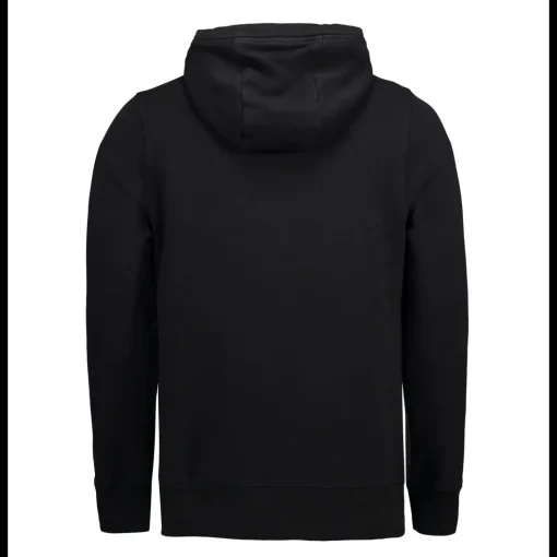 ID Core herre hoodie med lynlås sort str. 2XL