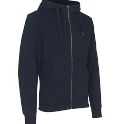 ID Core herre hoodie med lynlås navy str. 2XL