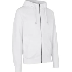 ID Core herre hoodie med lynlås hvid str. XL