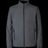 ID Core herre softshell jakke silver grey str. L