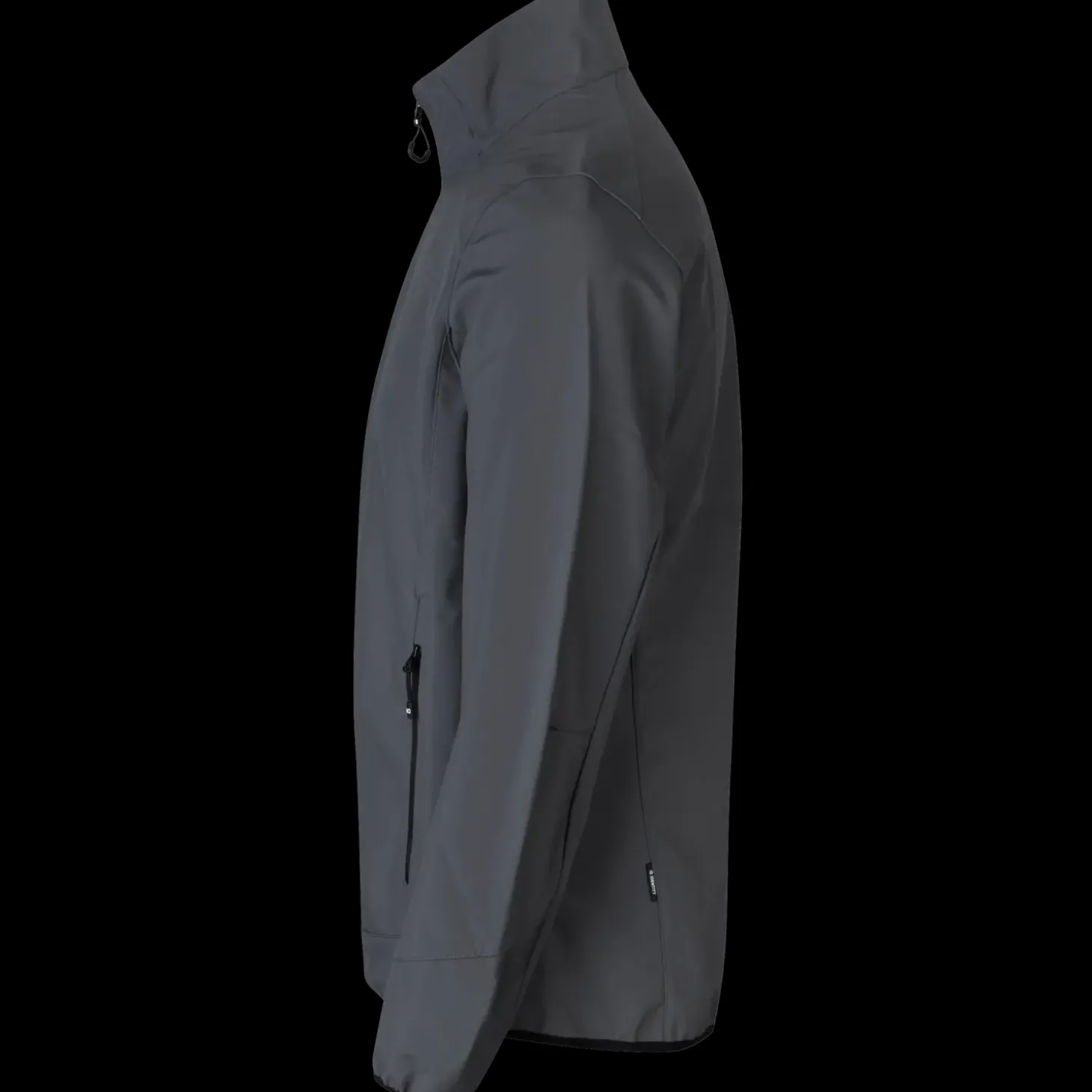 ID Core herre softshell jakke silver grey str. L
