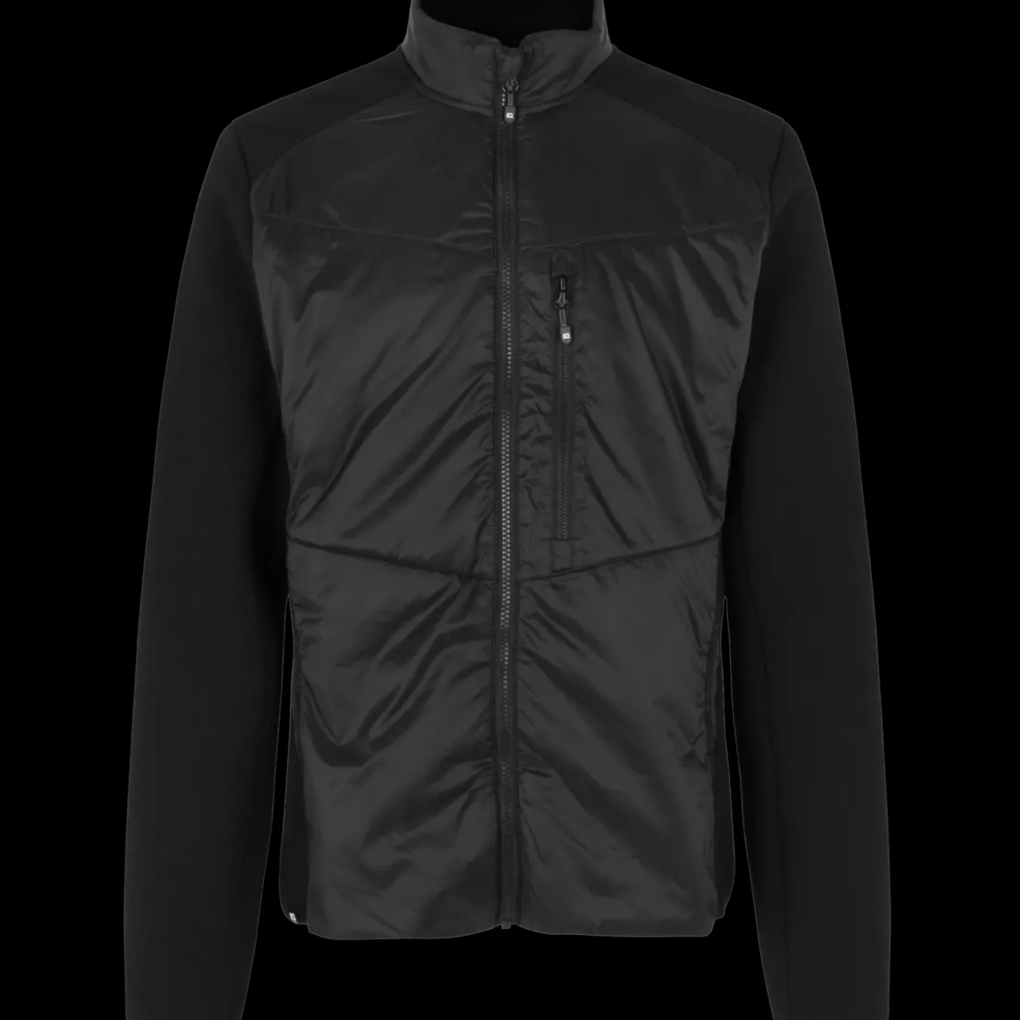 ID herre hybrid jakke sort str. 2XL