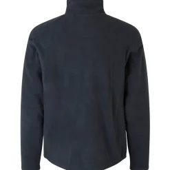 ID herre mikrofleece cardigan navy str. M