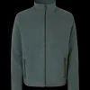 ID herre mikrofleece cardigan grå str. 2XL