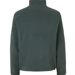 ID herre mikrofleece cardigan grå str. 2XL