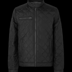 ID herre quilt jakke sort str. S